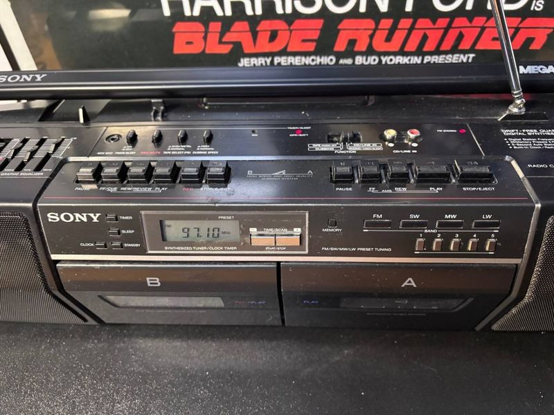 Radio SONY Boombox vintage afbeelding 3
