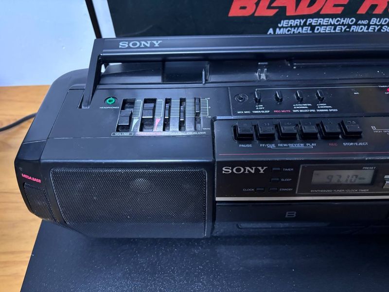 Radio SONY Boombox vintage afbeelding 4