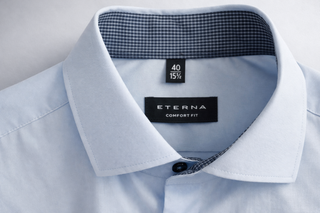 Camisa de vestir azul Eterna Hombre