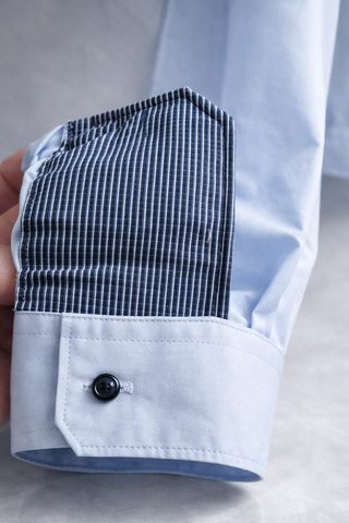 Camisa de vestir azul Eterna Hombre