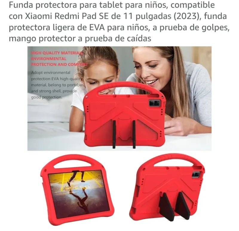 Funda Protectora Xiaomi Redmi Pad SE Niños