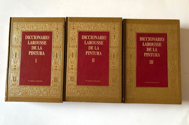 Diccionario Larousse de la Pintura PLANETA 3 tomos
