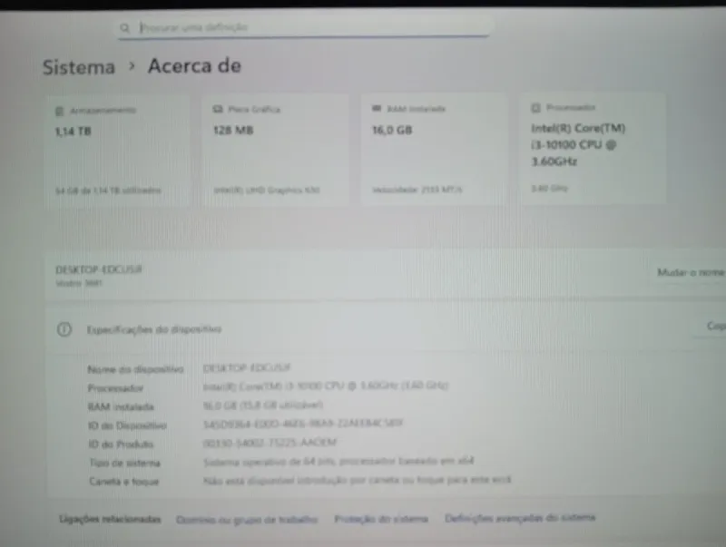 Dell Vostro 3681 I3-10100 SFF 16GB RAM afbeelding 5