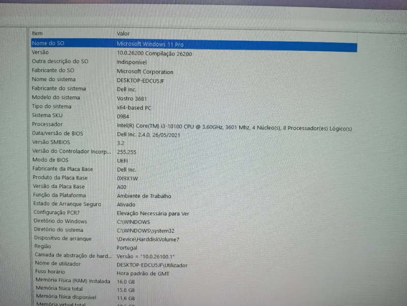 Dell Vostro 3681 I3-10100 SFF 16GB RAM afbeelding 7