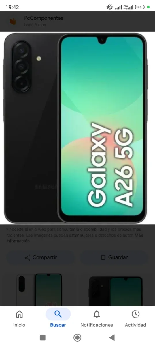 Samsung A26 128GB Negro Precintado afbeelding 2