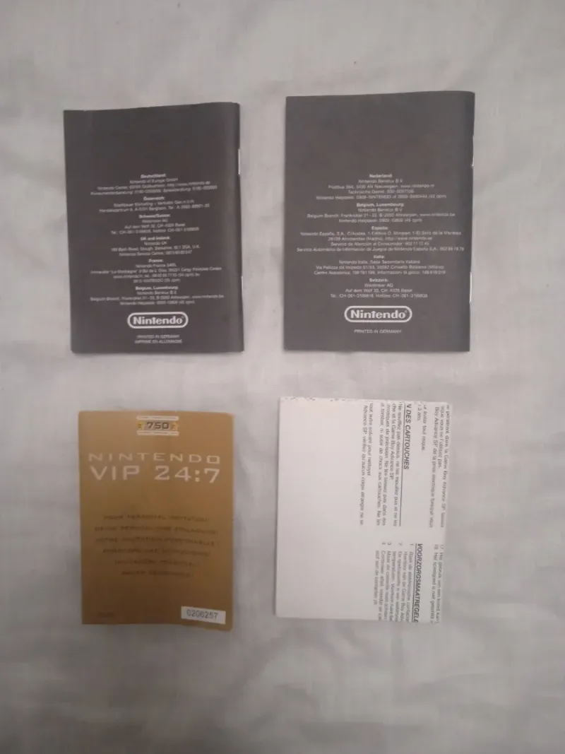 LOTE INSTRUCCIONES ORIGINALES GAME BOY ADVANCE SP afbeelding 2