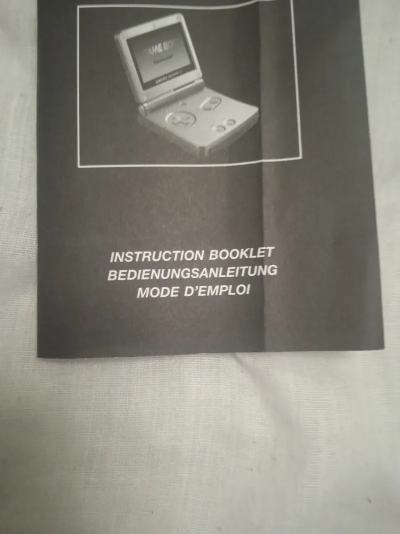 LOTE INSTRUCCIONES ORIGINALES GAME BOY ADVANCE SP afbeelding 5