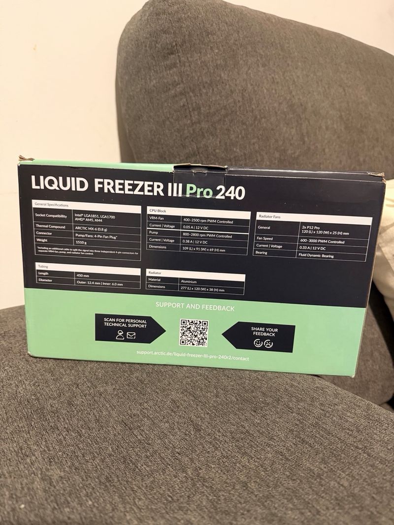 Arctic Liquid Freezer III Pro 240 afbeelding 3