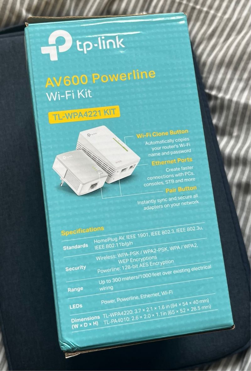 TP-Link AV600 Powerline Wi-Fi Kit afbeelding 3
