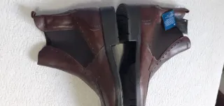 Stivaletti uomo in pelle marrone Freemood