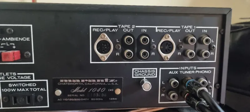 Amplificador Vintage Marantz 1040 afbeelding 4