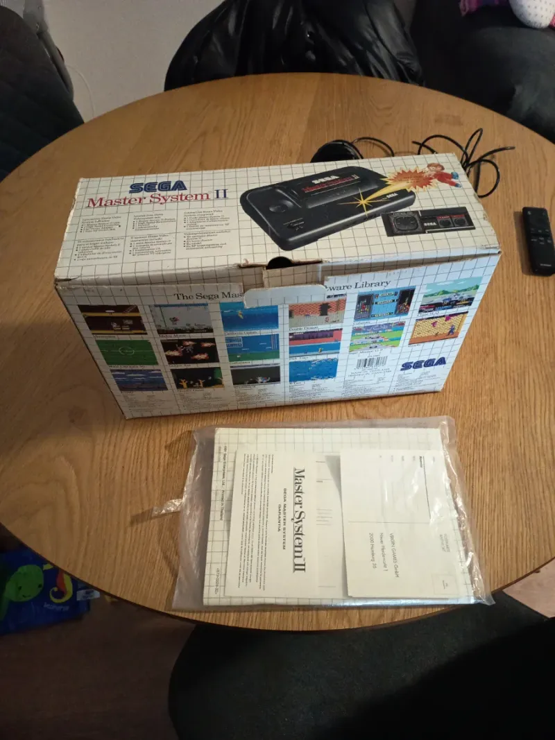 Sega Master System II Consola Negra (caja) afbeelding 3