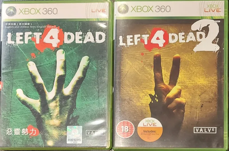 Left 4 Dead 1 y 2 Xbox 360