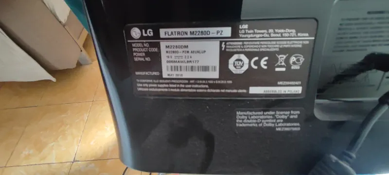 LG Flatron 22” Monitor / TV Full HD afbeelding 6