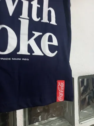 Camiseta Coca-Cola Azul Talla S