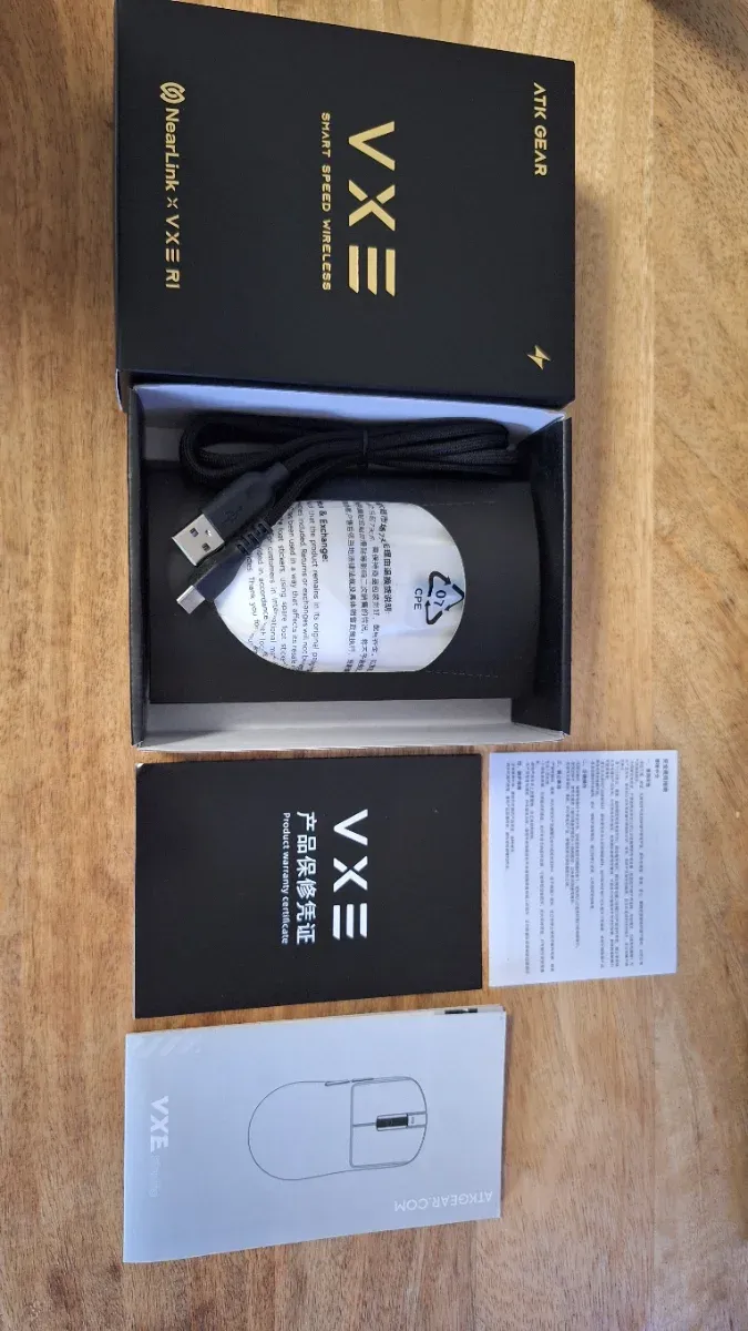 VXE Dragonfly R1 Ratón Inalámbrico Blanco afbeelding 2