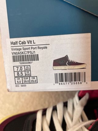 Vans Half Cab VLT L Vintage Sport Talla 39