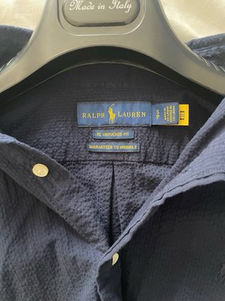 Camicia Ralph Lauren blu notte taglia s