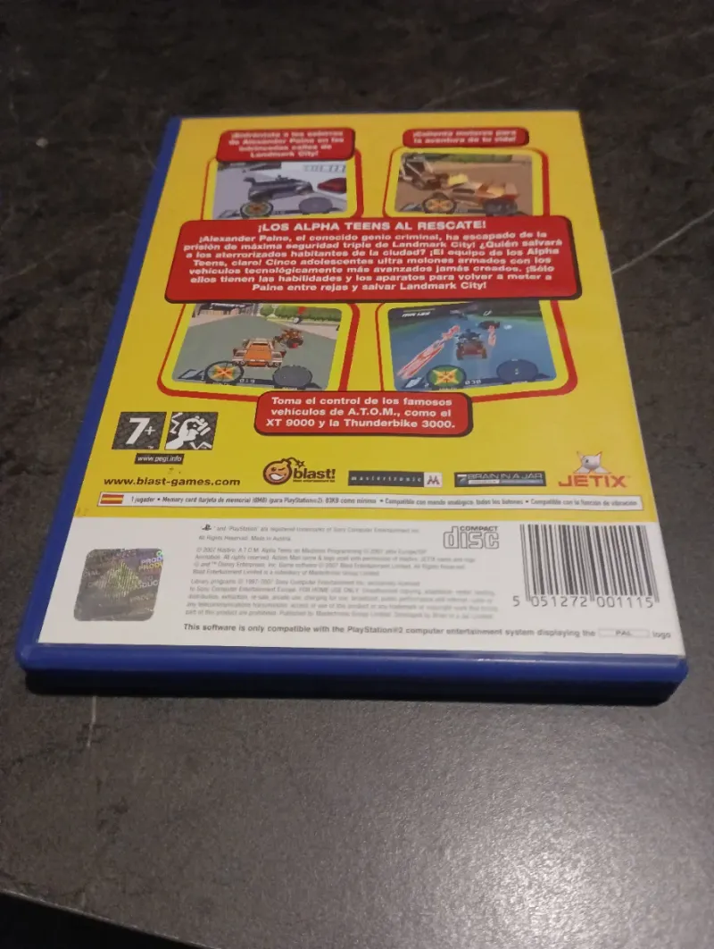Action Man Atom PS2: Alpha Teens on Machines afbeelding 2