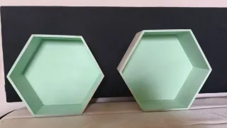 Estantería hexagonal infantil