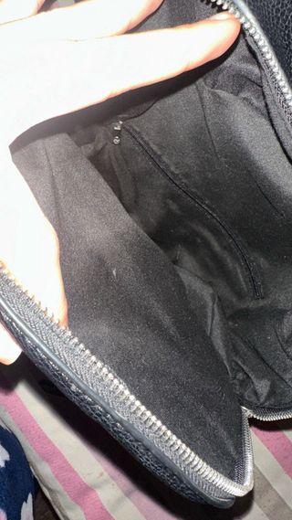 Mochila pequeña Stradivarius negra