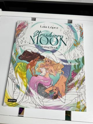 Strawberry Moon. Coloring book