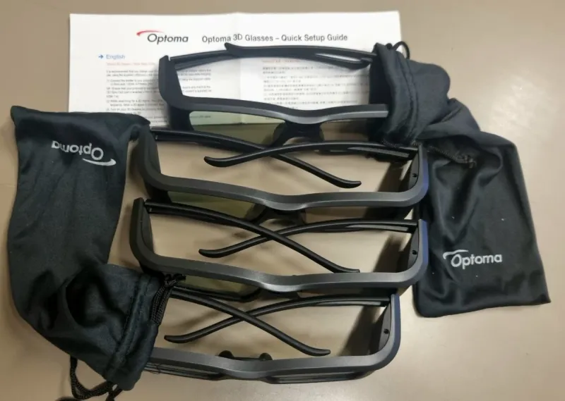 Proyector Optoma Full HD 3D + pack 4 gafas 3D afbeelding 6