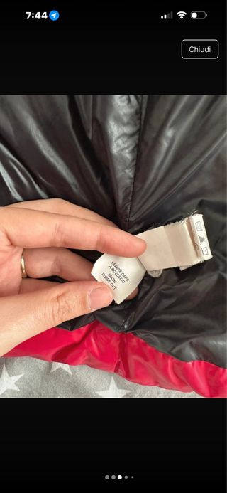 Piumino Moncler Rosso