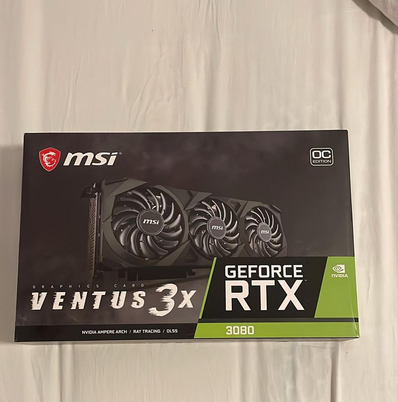 MSI GEFORCE RTX 3080 Ventus 3x 10GB afbeelding 4