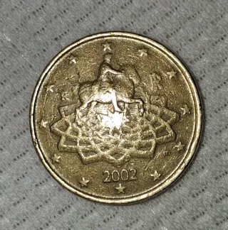 Moneda 50 céntimos 2002 rara