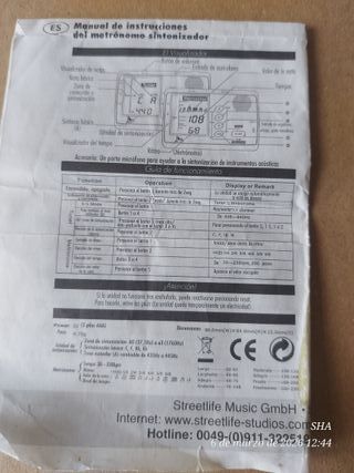 Afinador Metrónomo Clifton WMT-555C