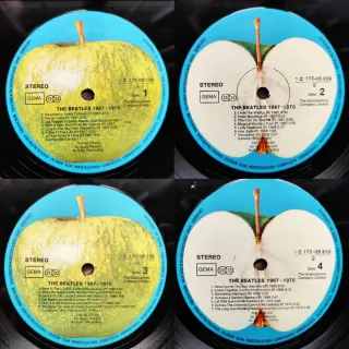 2 LP'S 1973 🇩🇪 THE BEATLES - 1967-1970