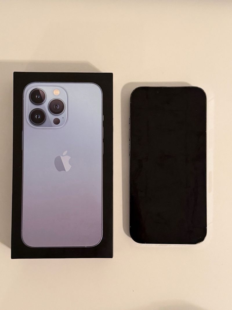 iPhone 13 Pro 128GB Azul Grisáceo afbeelding 2