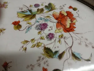 Bandeja cerámica vintage floral