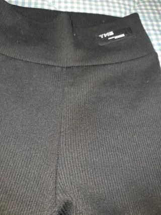 Pantalones de canalé negros niña 8-9 años