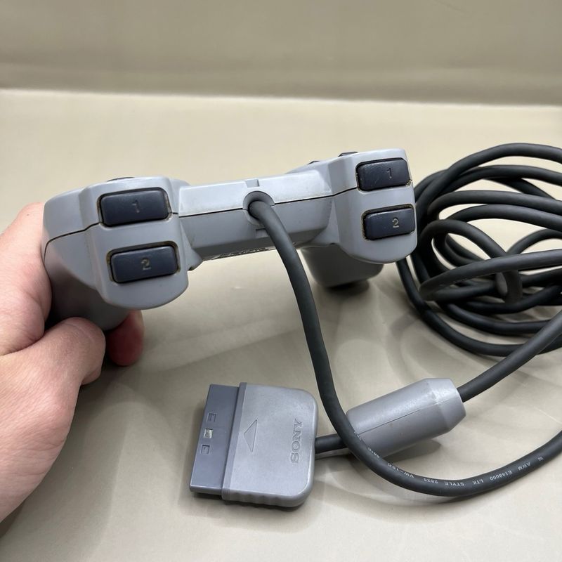 Consola Sony Playstation 1 PS1 Original Funcionando Gris Joystick afbeelding 8