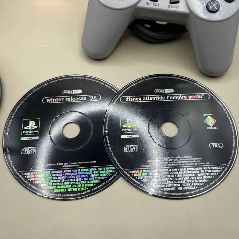 Consola Sony Playstation 1 PS1 Original Funcionando Gris Joystick afbeelding 10