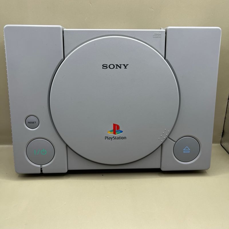 Consola Sony Playstation 1 PS1 Original Funcionando Gris Joystick afbeelding 2