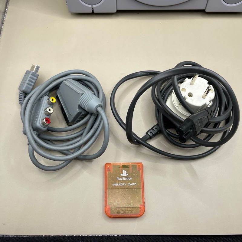 Consola Sony Playstation 1 PS1 Original Funcionando Gris Joystick afbeelding 9