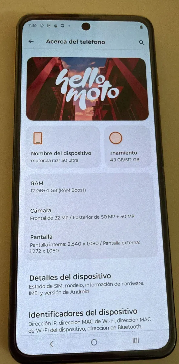 Motorola Razr 50 ultra afbeelding 3