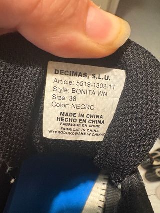 Zapatillas deportivas unisex negras