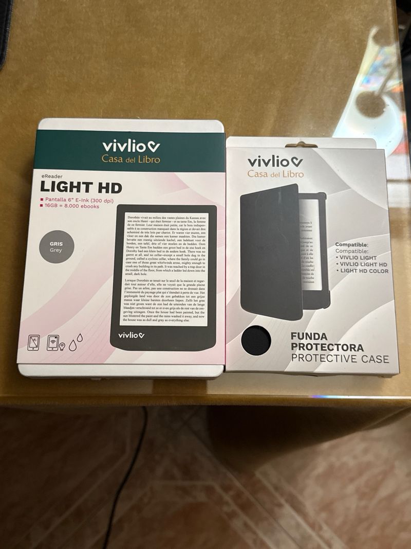 Vivlio LIGHT HD E-reader Gris afbeelding 6