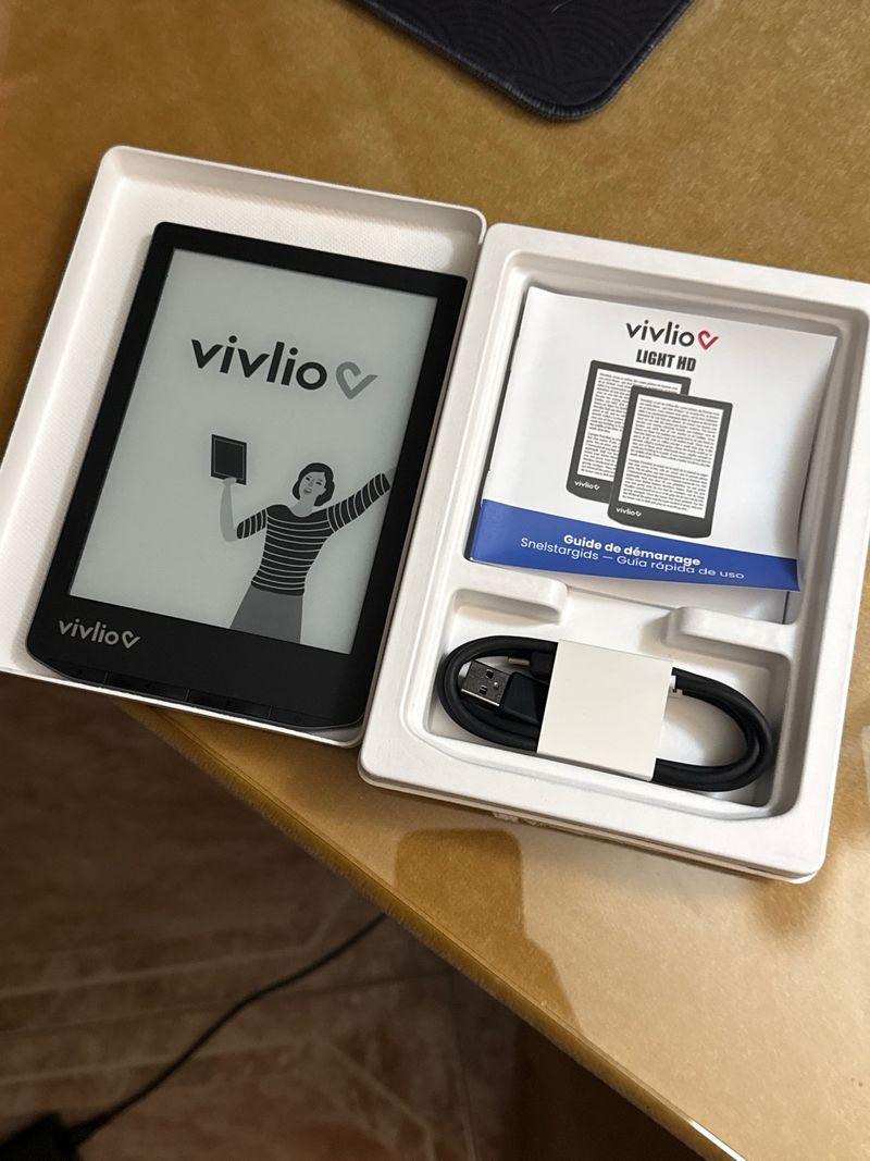 Vivlio LIGHT HD E-reader Gris afbeelding 5