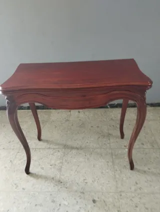Mesa auxiliar vintage madera