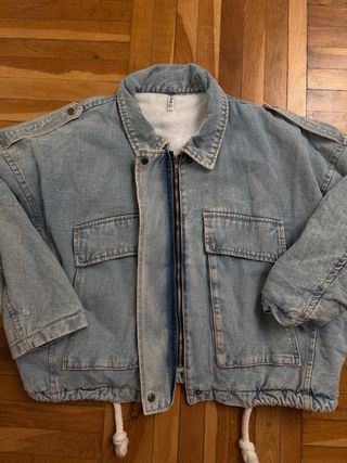 Chaqueta vaquera oversize