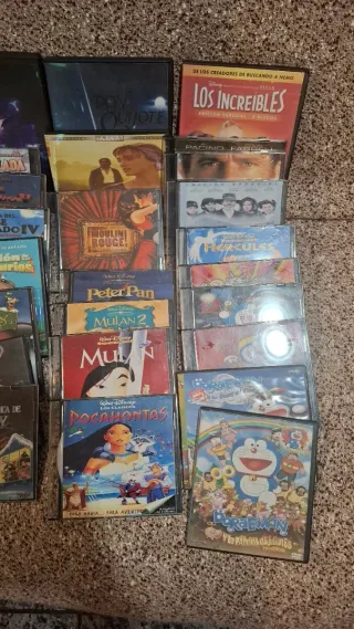 Lote 50 Películas DVD y DIVX