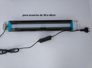 pantalla 30 40 cm led pecera acuario luz
