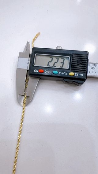 Bracciale funetta a corda in oro 9kt 375