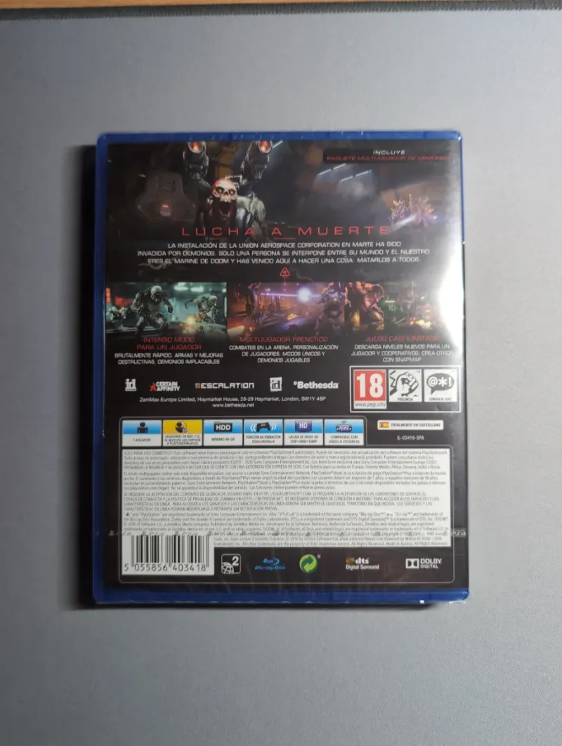 DOOM (2016) PS4 Precintado afbeelding 2