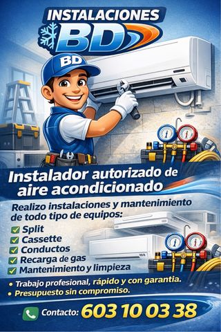 Instalador de aire acondicionado